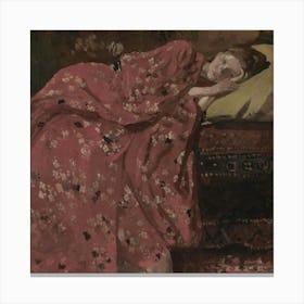 Woman Sleeping Canvas Print