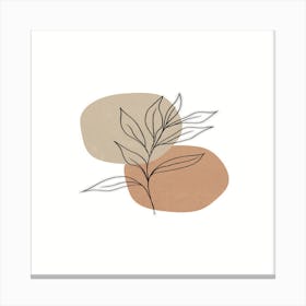 Illustration Of A Leaf Canvas Print