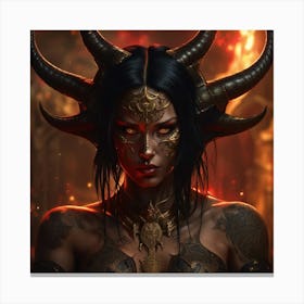 Stunning and Terrifying Canvas Print