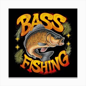 Bass Fishing 5 Canvas Print