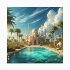 Islamic Mosque 5 Canvas Print
