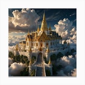 Sky Royal Palace Canvas Print