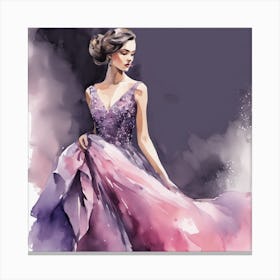 Fashion Illustration Canvas Print