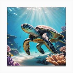 Sea Turtle Canvas Print