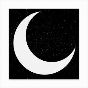 Crescent Moon Canvas Print