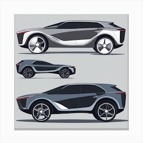 Futuristic Car Concept Canvas Print