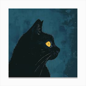 Black Cat Canvas Print 2 Canvas Print