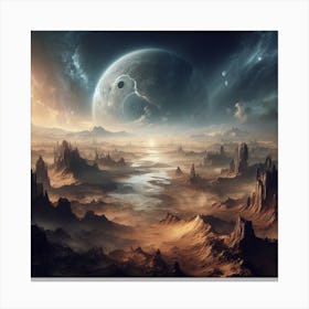 Alien Landscape Canvas Print