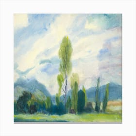 Landscape With Trees 8 Canvas Print