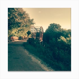 Bridge Old highway Canvas Print