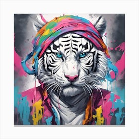 White Tiger 7 Canvas Print