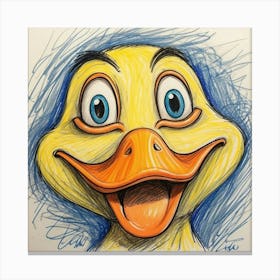 Duck Face 2 Canvas Print