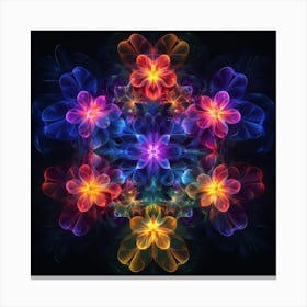 Psychedelic Flower 1 Canvas Print