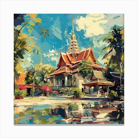 Thailand Painting 2 Canvas Print