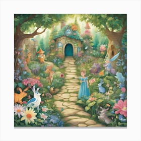 Fairytale Garden Canvas Print