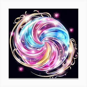 Cosmic Swirl of Radiance Canvas Print