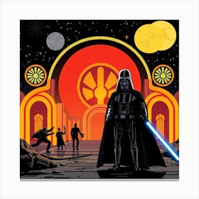 Star Wars 4 Canvas Print