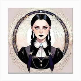 Wednesday Adams 4 Canvas Print