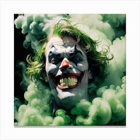 Joker Smoke Canvas Print