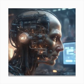 Cyborg 112 Canvas Print