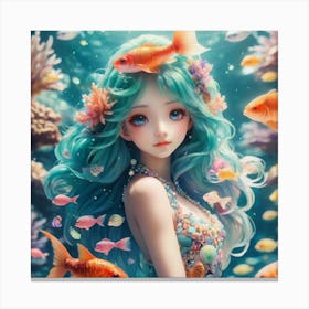 Mermaid 3 Canvas Print