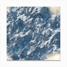 Snowy Mountains Canvas Print