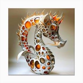 Seahorse Sculpture Canvas Print
