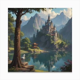 Fairytale Castle 3 Canvas Print