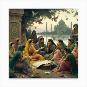 Women Of India Canvas Print