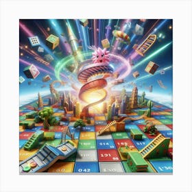 Games #22 by Cam Views Canvas Print