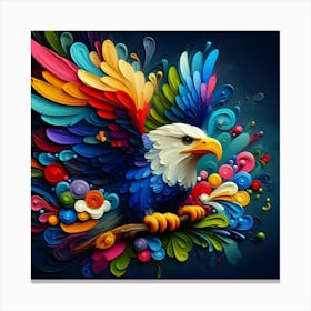 Colorful Eagle 2 Canvas Print