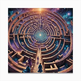 Labyrinth 13 Canvas Print