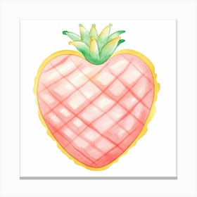 Pineapple Heart Canvas Print