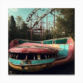Abandoned Amusement Park 3 Canvas Print