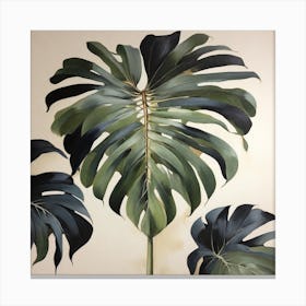 Scandinavian style, palm leaf 3 Canvas Print