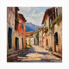 Street Scene Canvas Print