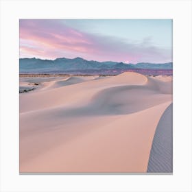 Pastel Sand Dunes Canvas Print