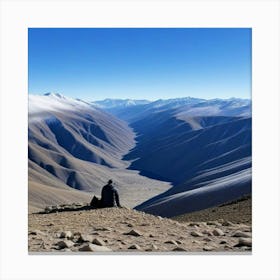 Tibetan Mountains Canvas Print