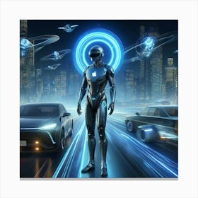 Futuristic Robot 144 Canvas Print