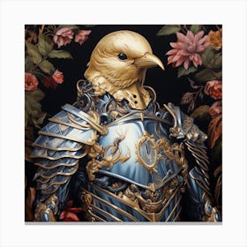 Eagle In Armor Canvas Print