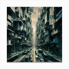 Futuristic City 11 Canvas Print