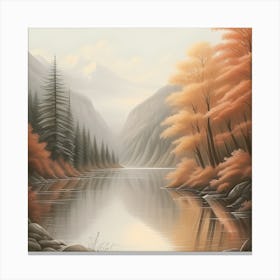 Autumn In The Mountains Canvas Print