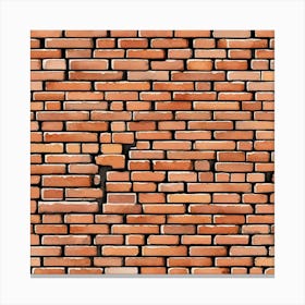 Brick Wall Background 3 Canvas Print