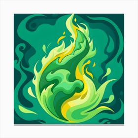 Fire Dragon Canvas Print