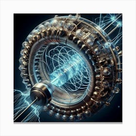 Atomic Nucleus Canvas Print