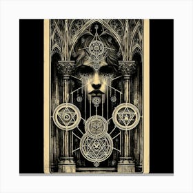 Tarot Card Canvas Print