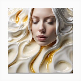 Vanilla Cream Canvas Print