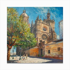 Cathedral Of San Sebastian Canvas Print