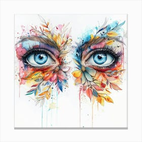 Eyes Of A Woman Canvas Print