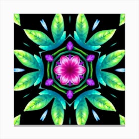 Kaleidoscope Flower Canvas Print